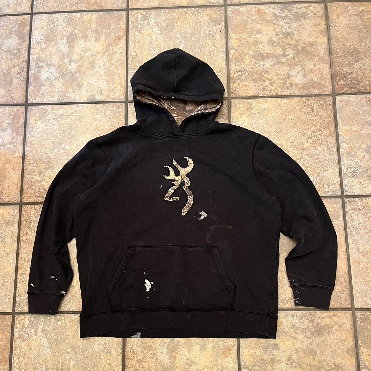 Black 2024 browning hoodie