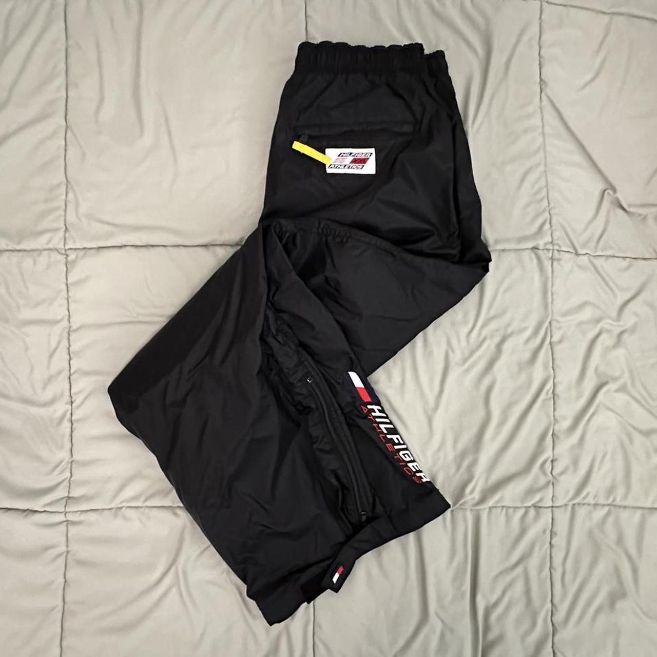 Vintage Tommy Hilfiger Athletics Nylon Track Pants Depop