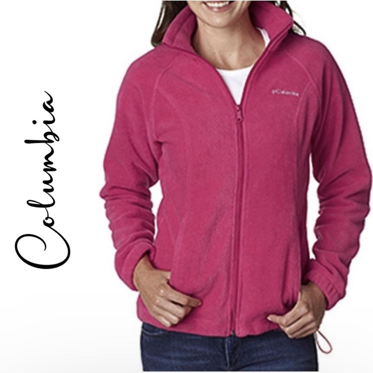 Columbia fleece jacket fashion pink