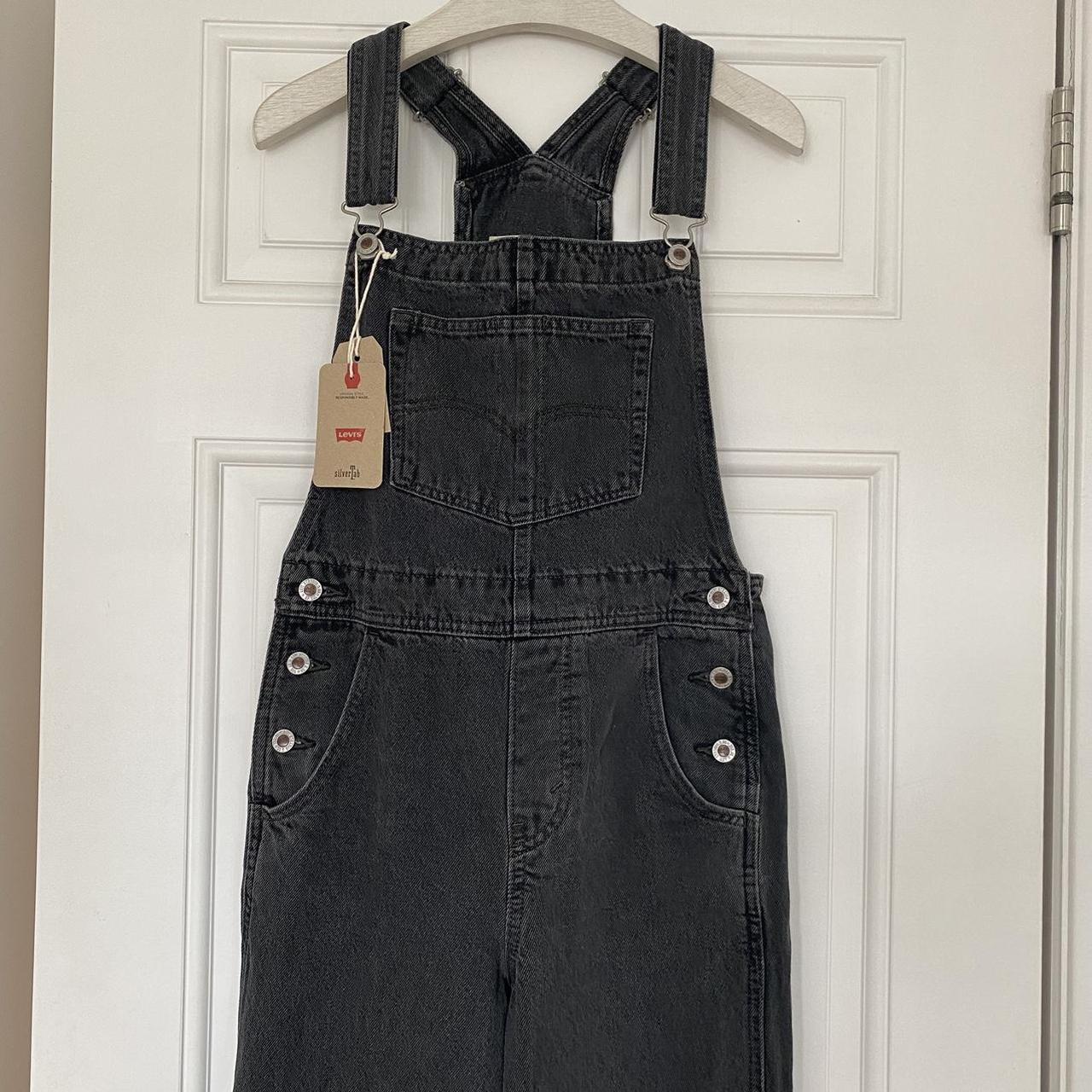 Levi's Women's Grey Dungarees-overalls | Depop