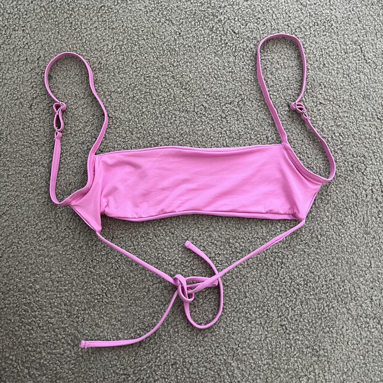 Glassons baby pink kini top Adjustable... - Depop