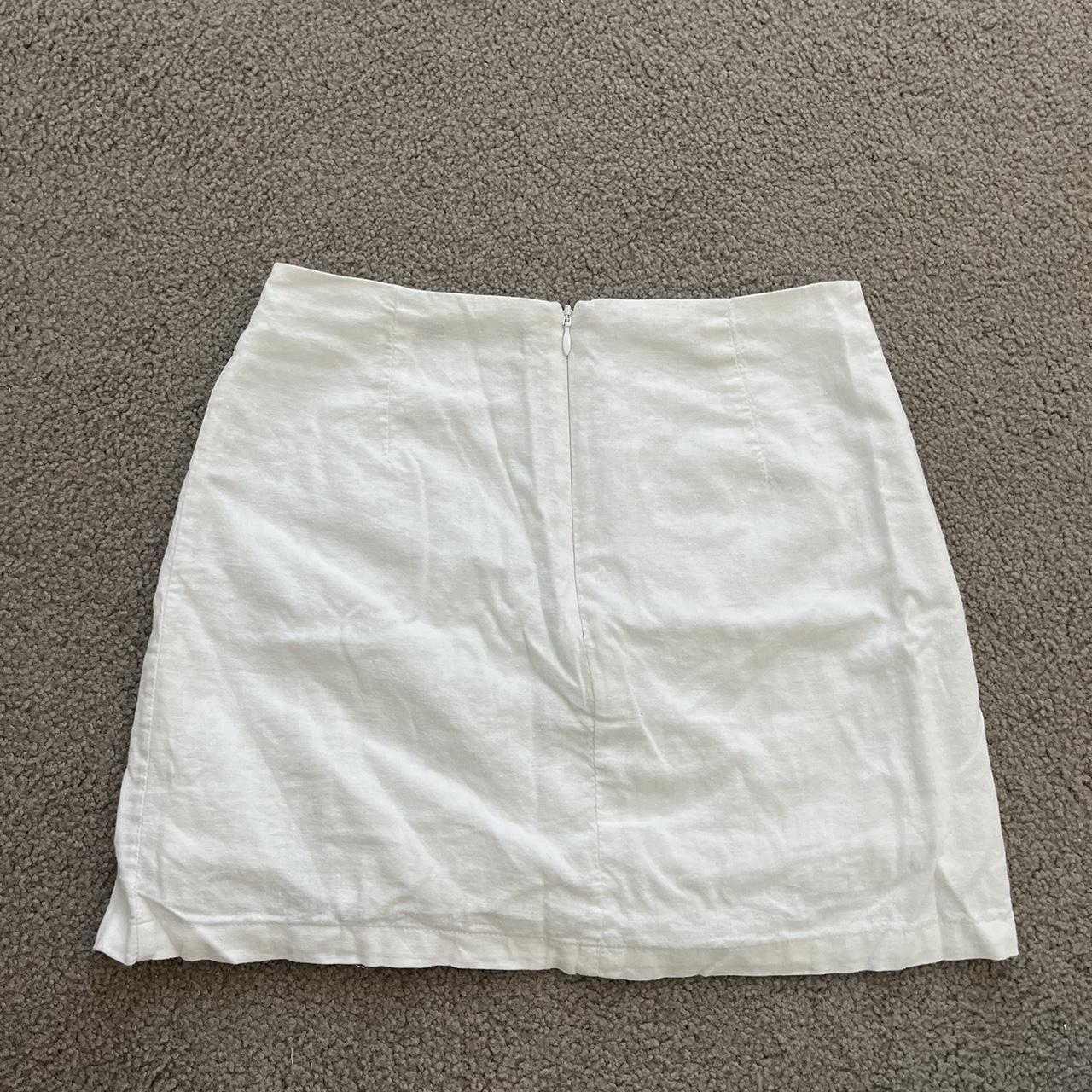 Glassons linen mini skirt size 6 fits (xs/s) super... - Depop