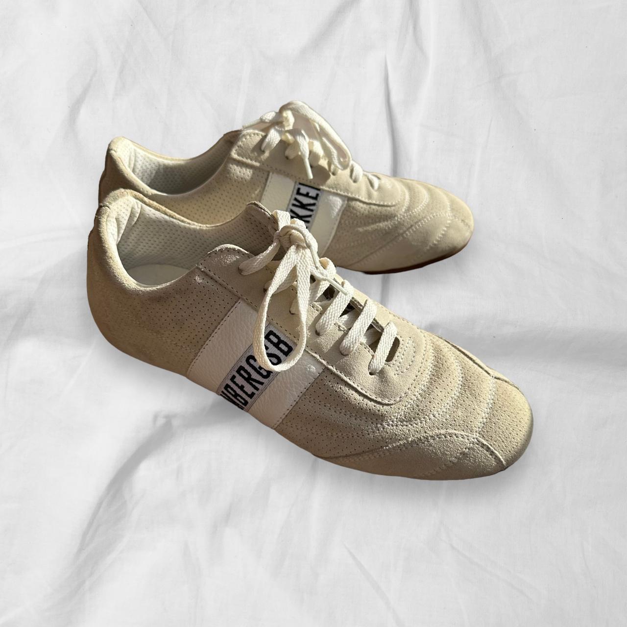 Dirk Bikkembergs off white cream suede Depop