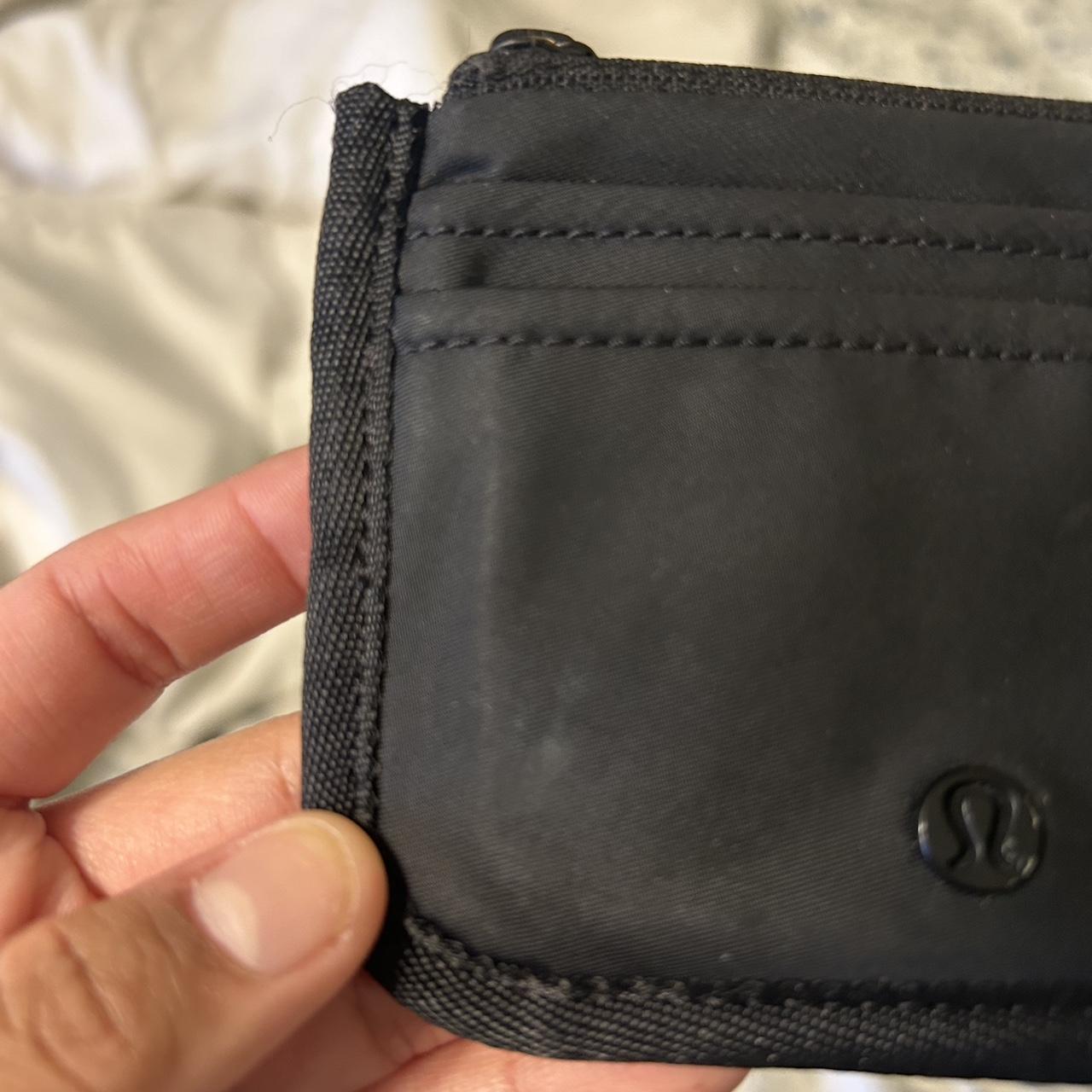 Black Lululemon True Identity Card Case Used but... Depop