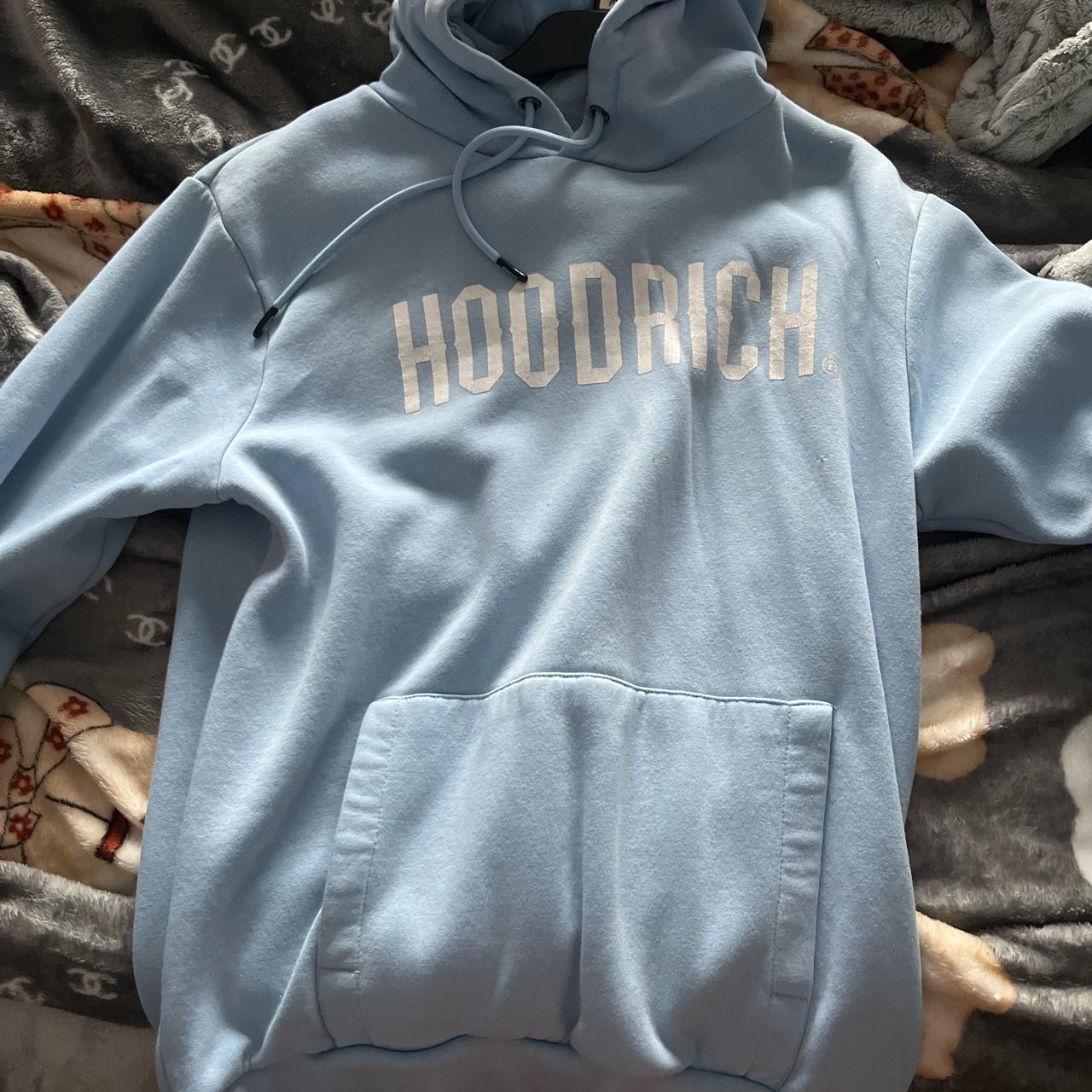 Blue men’s large Hoodrich jumper Got a little stain... Depop