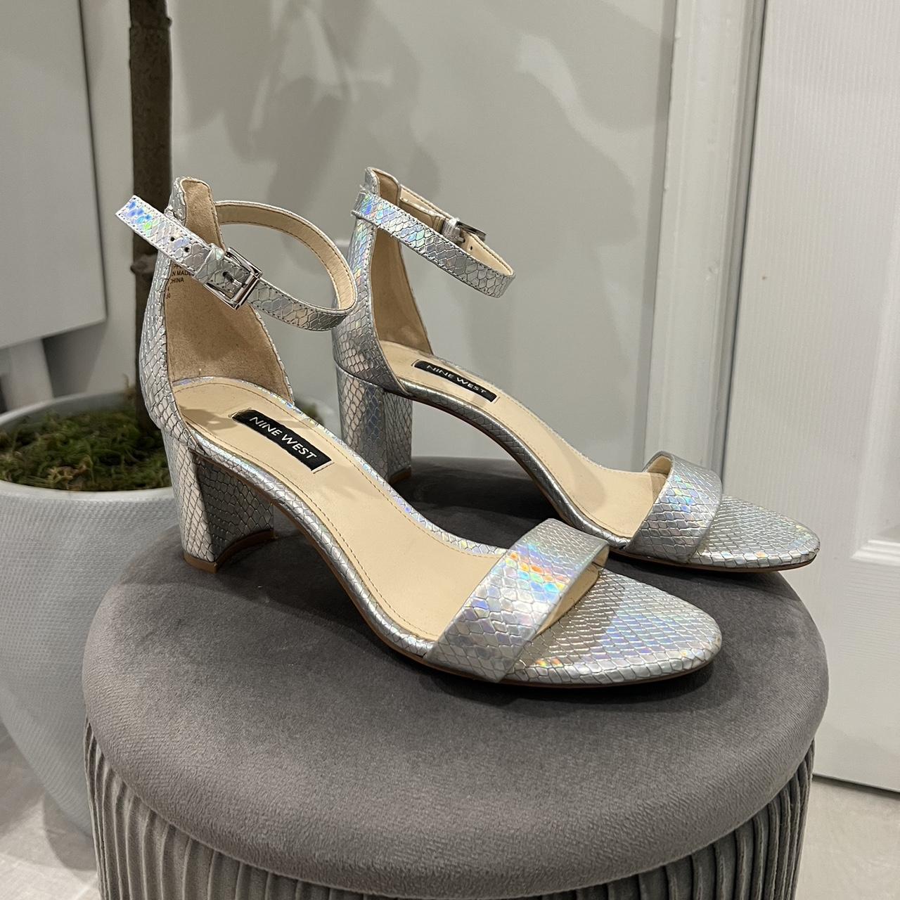 Nine west snakeskin outlet sandals