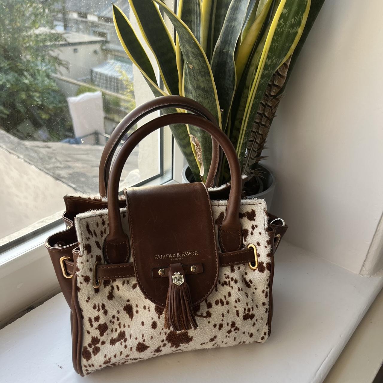 Fairfax and favour cowhide bag sale