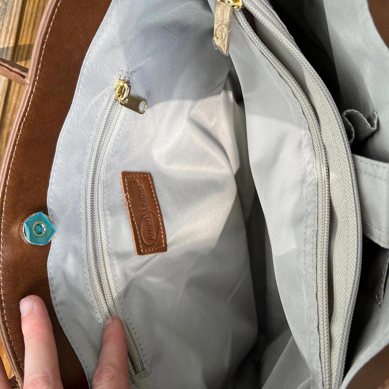 Amerileather Women's Prom Bag - Brown – Ameri Lea… - image 7