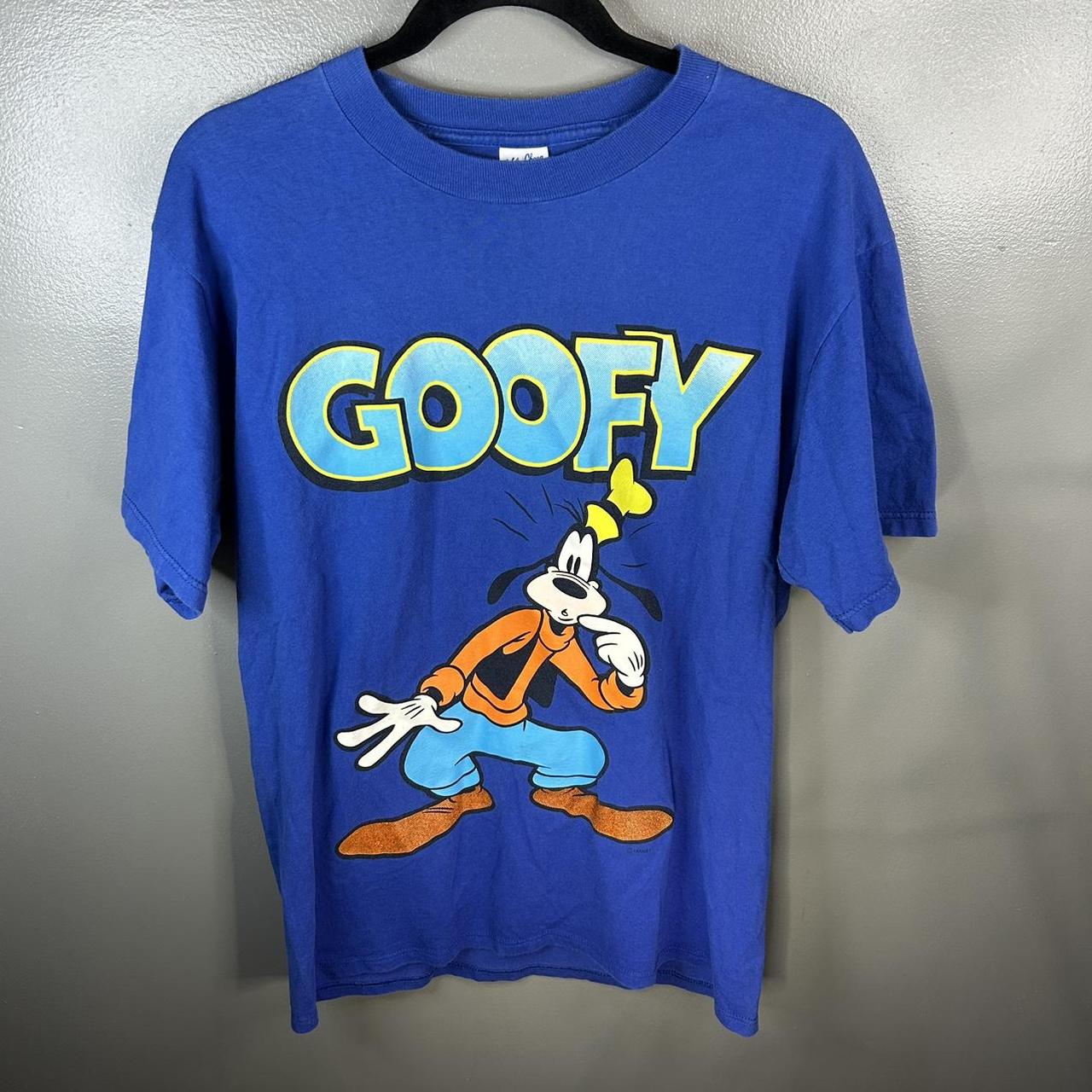 Vintage Velva Sheen Disney Goofy Shirt USA Made Size... - Depop