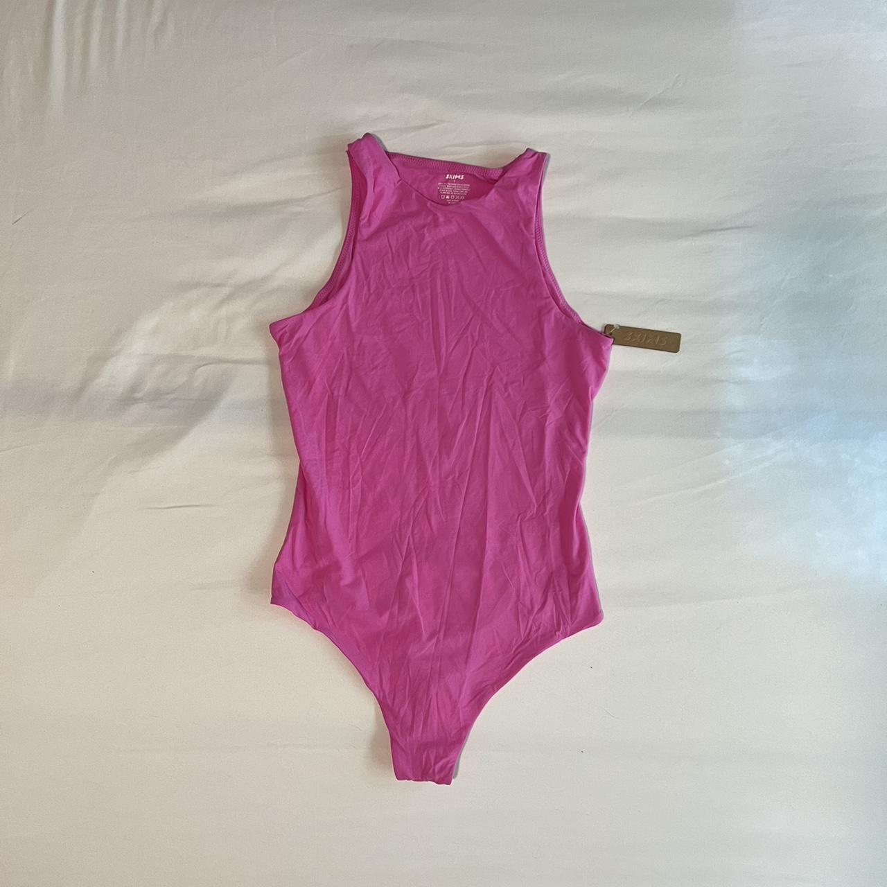 Skims Neon Orchid bodysuit. NWT. skims bodysuit Depop