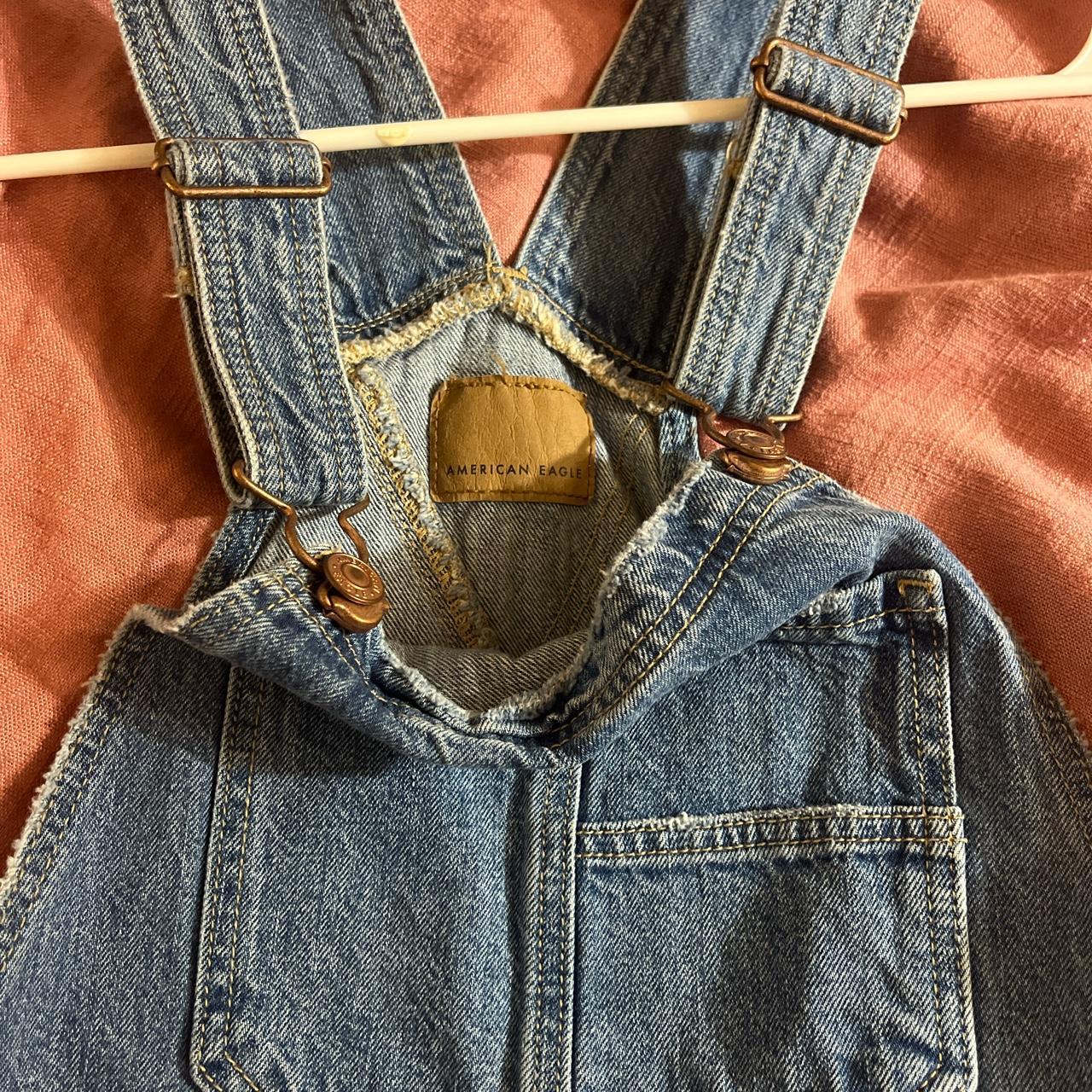 American eagle sale denim overalls