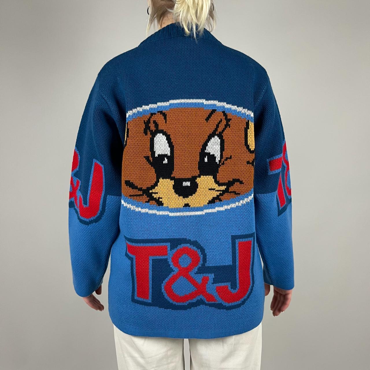 VINTAGE TENUE DE SOIREE Tom and Jerry knitted Depop