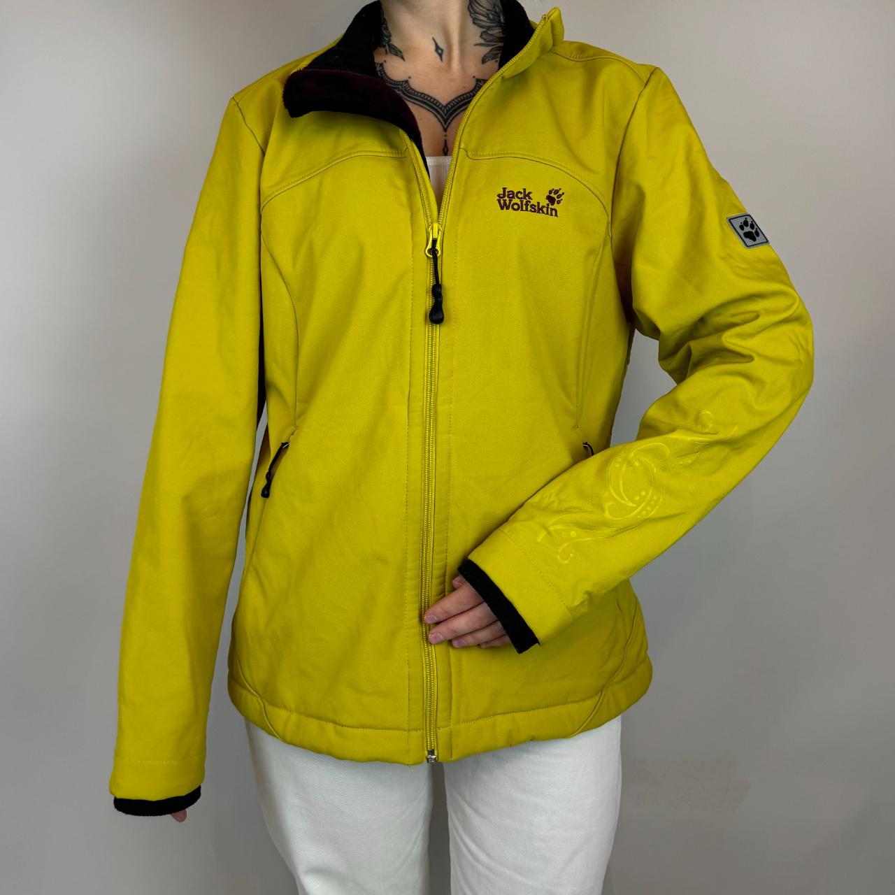 Jack wolfskin jacket yellow best sale