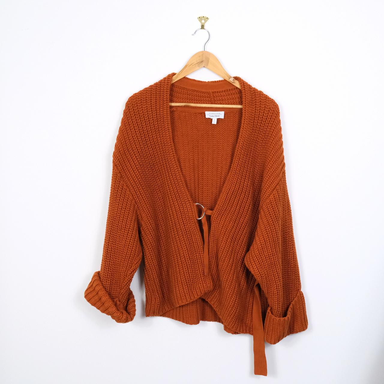 Plus size burnt orange cardigan best sale