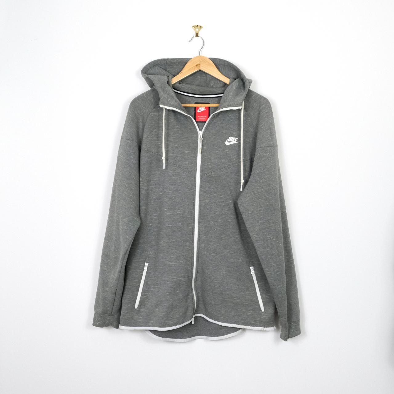 grey nike hoodie mens medium