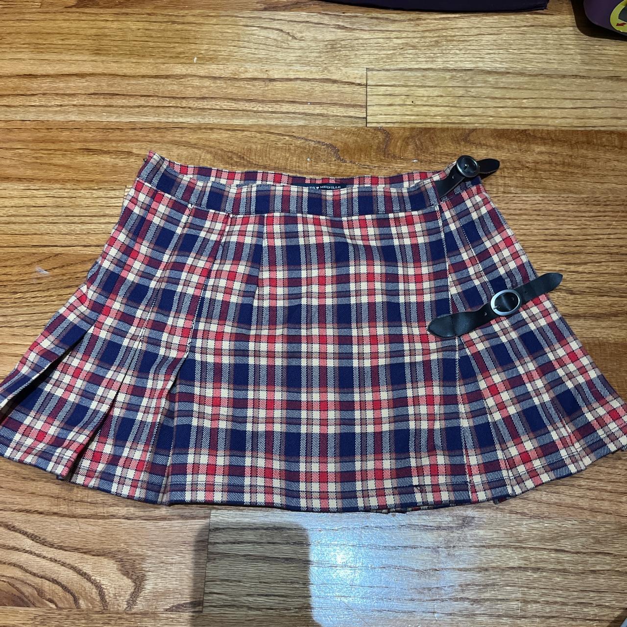 Brandy Melville pleated buckle skirt Depop