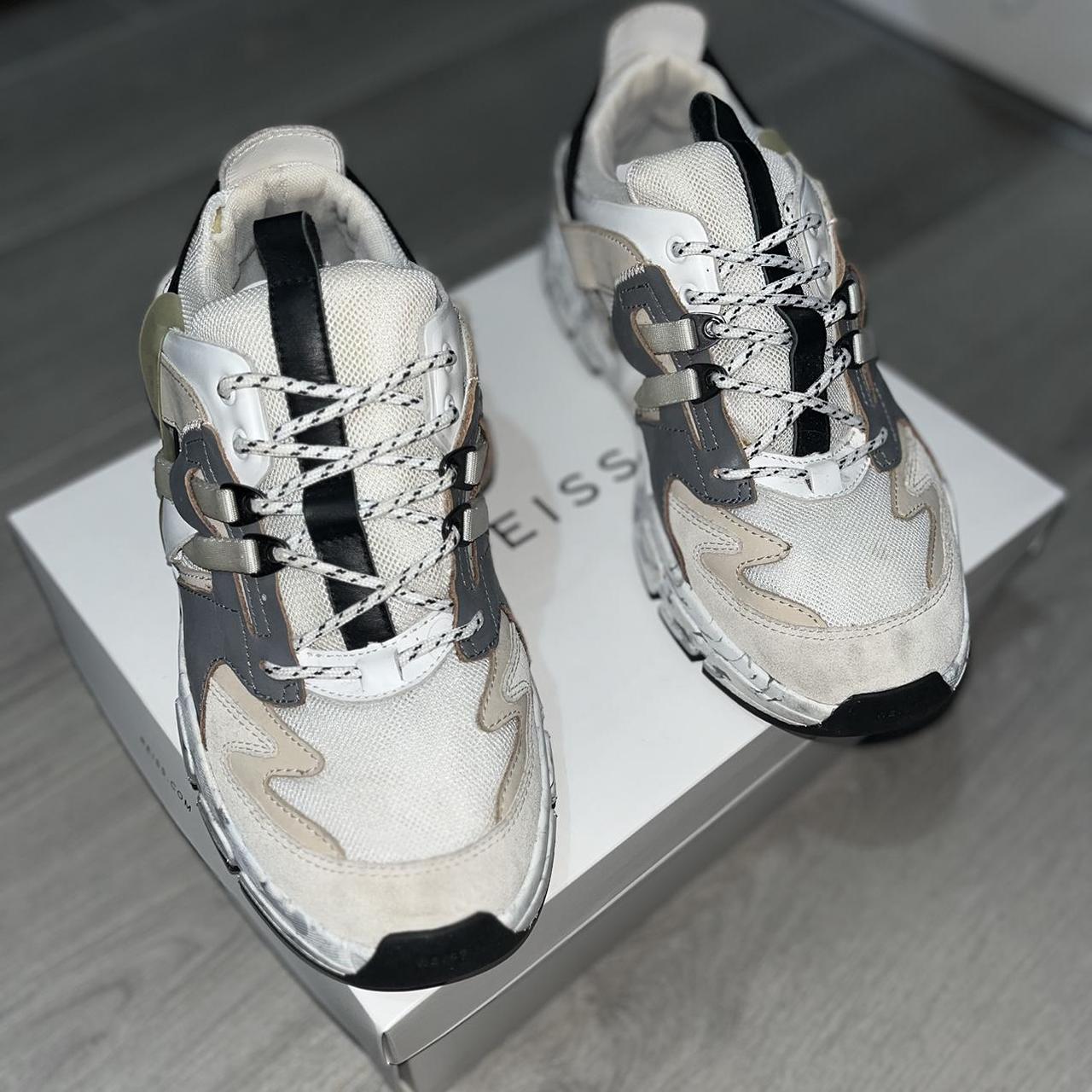 reiss white trainers
