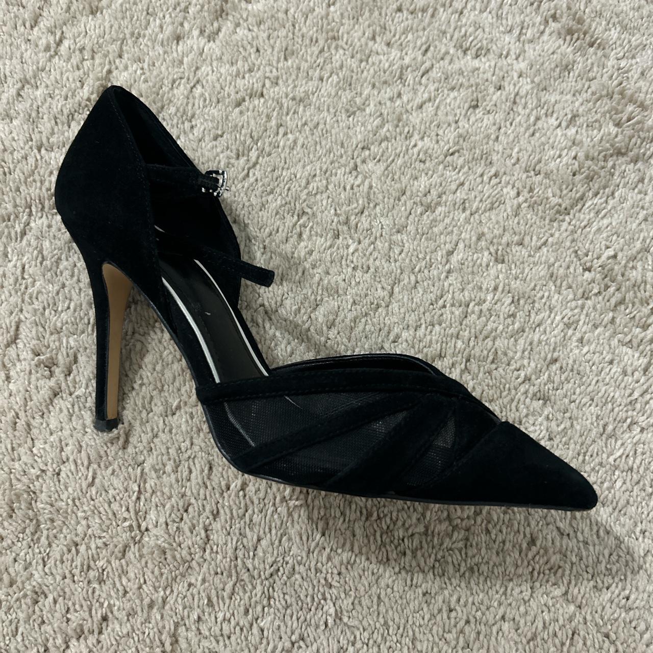 White House Black Market Women's Black and White Courts | Depop