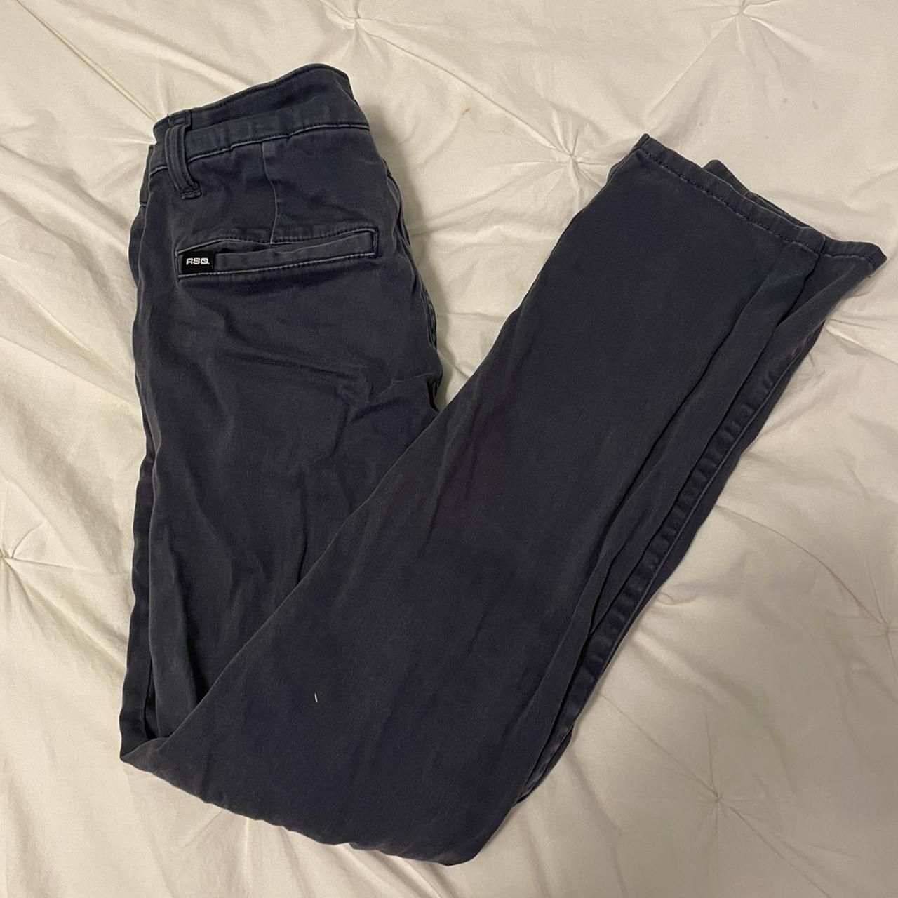 Low rise navy pants Depop