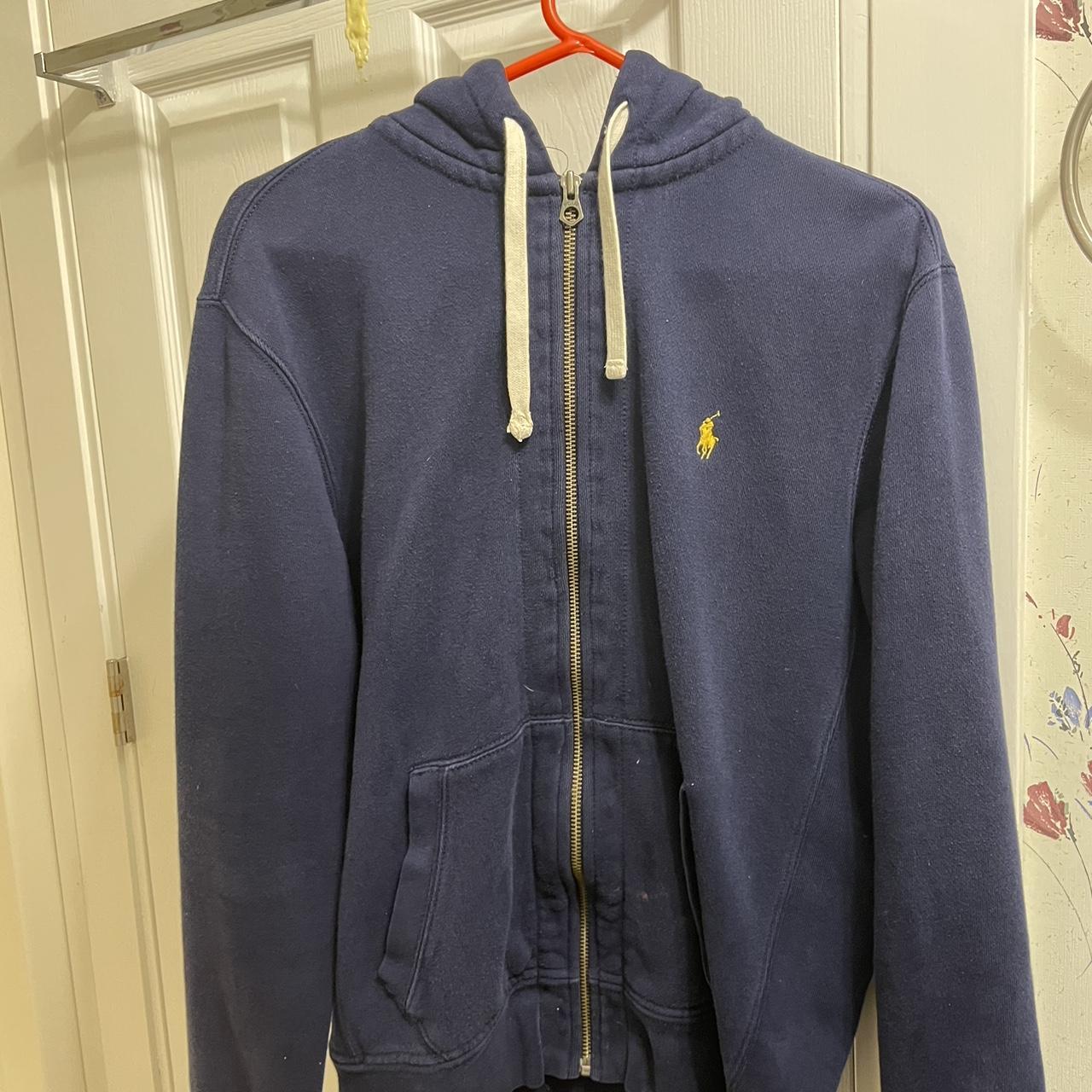 Polo Ralph Lauren hoodie navy blue Good condition... - Depop