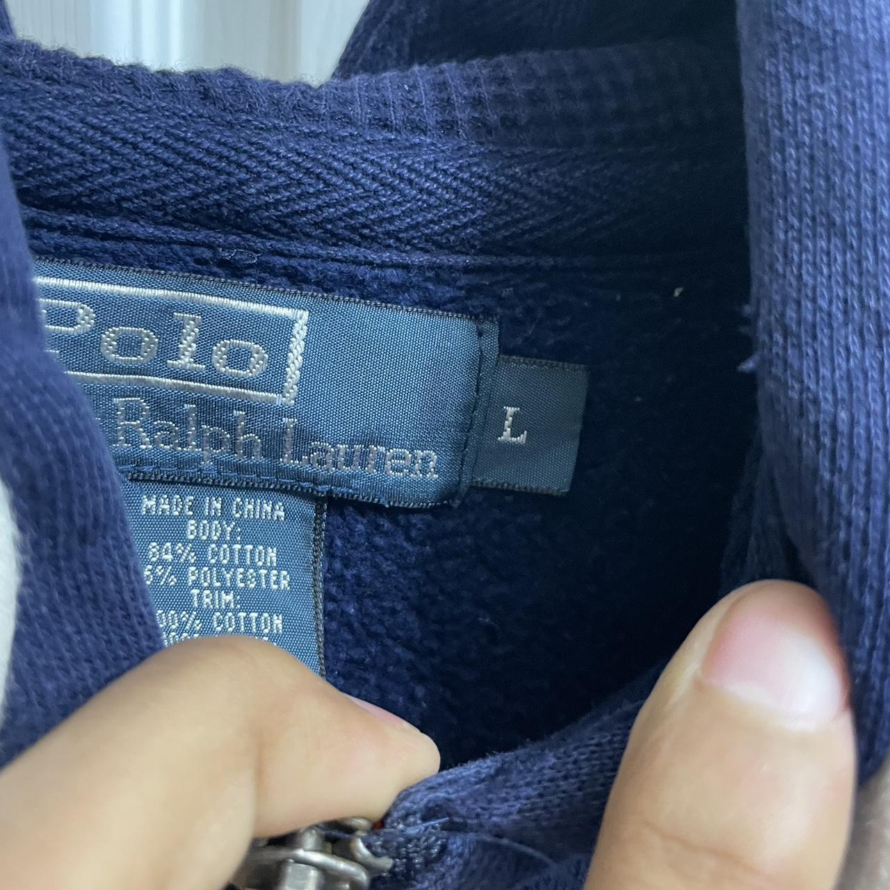 Polo Ralph Lauren hoodie navy blue Good condition... - Depop