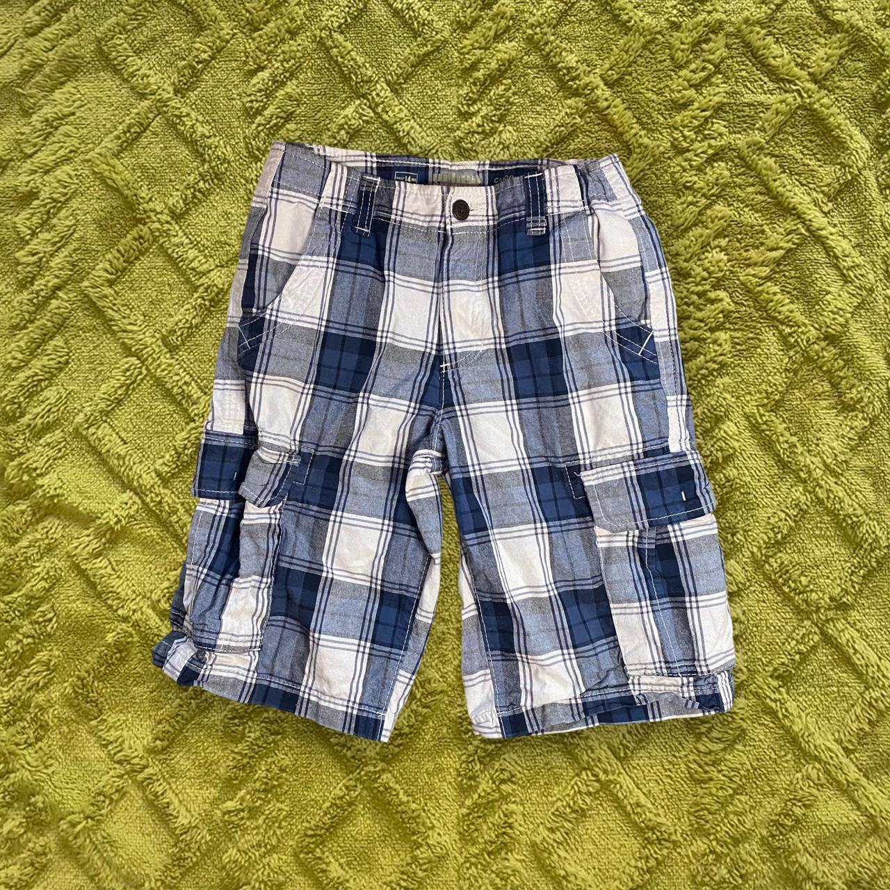 Plaid cargo shorts best sale