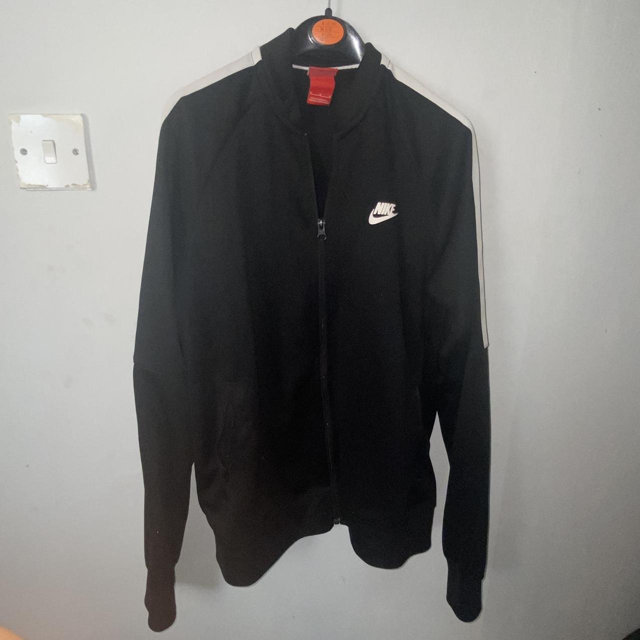 mens nike bomber jacket black