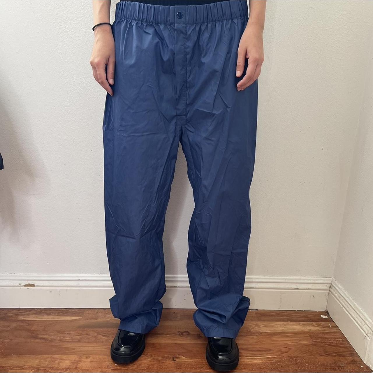 Vintage Men's Pants - Blue - XL