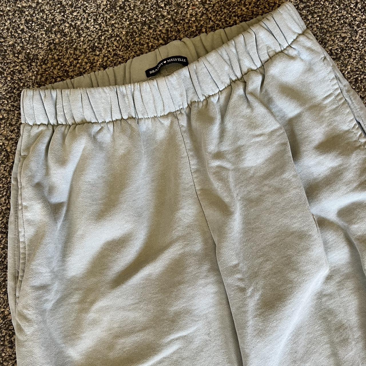Brandy Melville light green jogger sweatpants... Depop