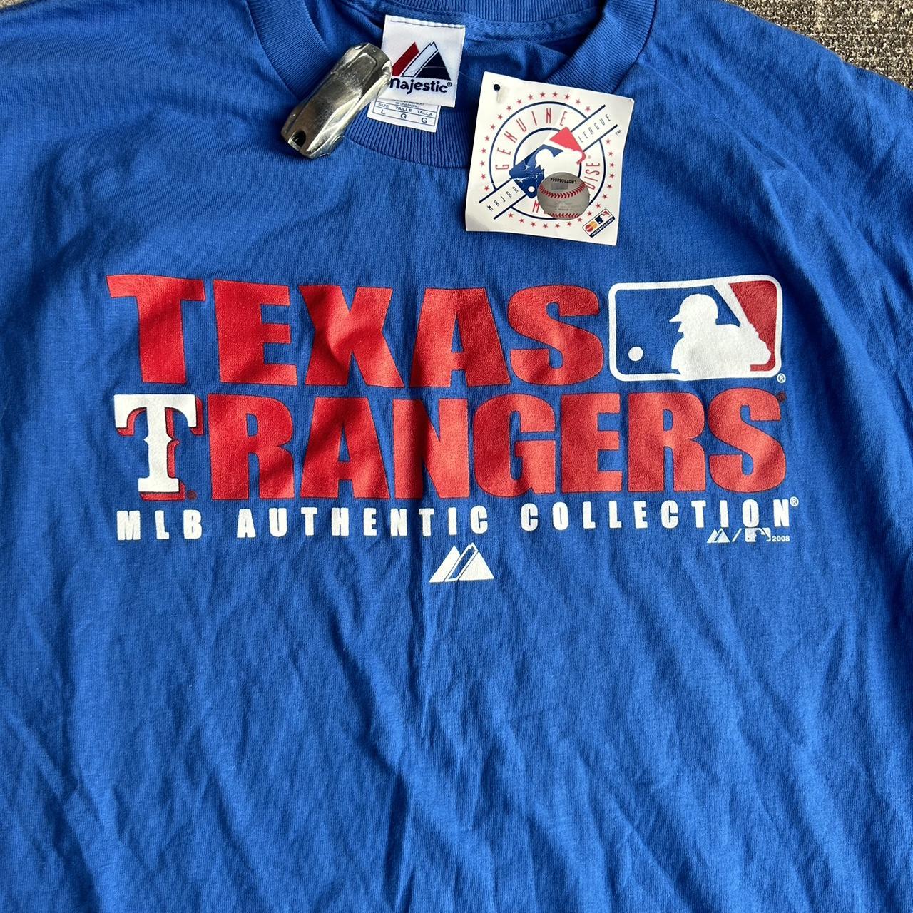 Y2K Rangers Texas Majestic t-shirt Size: L P2P: - Depop