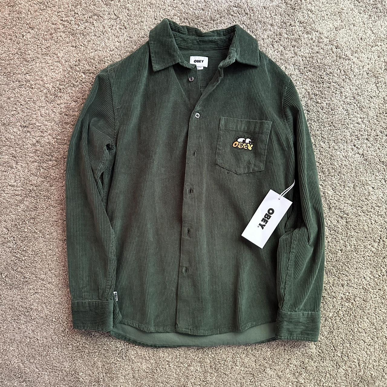 Obey green jacket best sale