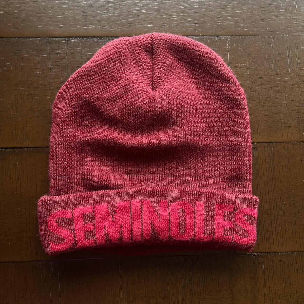 FSU Seminoles Reversible Beanie- • never worn • perf... - Depop