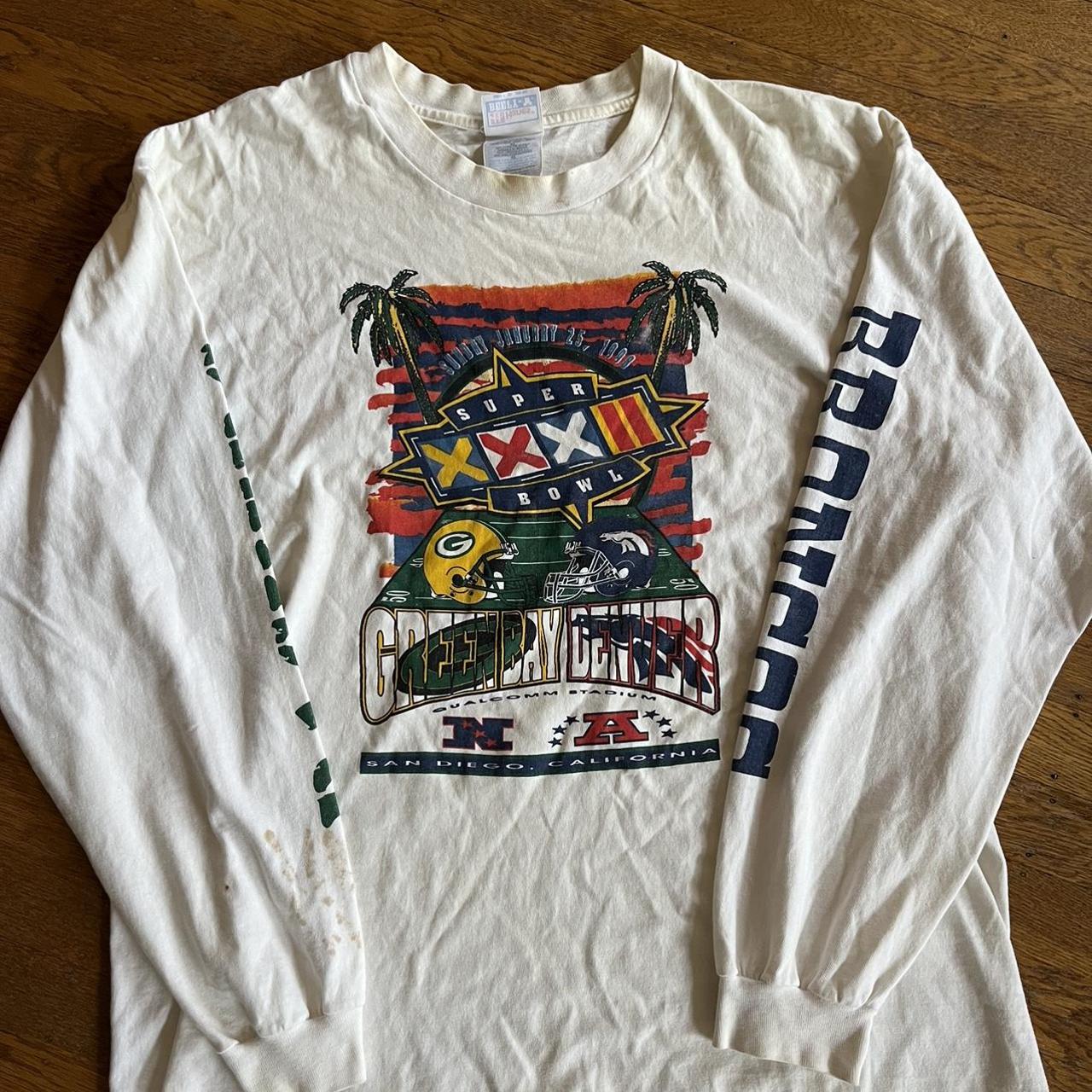 Vintage 1998 Super Bowl Graphic Tee SZ XL