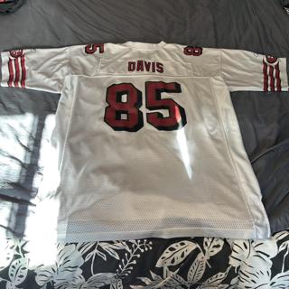 2XL Reebok 49ers Vernon Davis Jersey Iron on - Depop