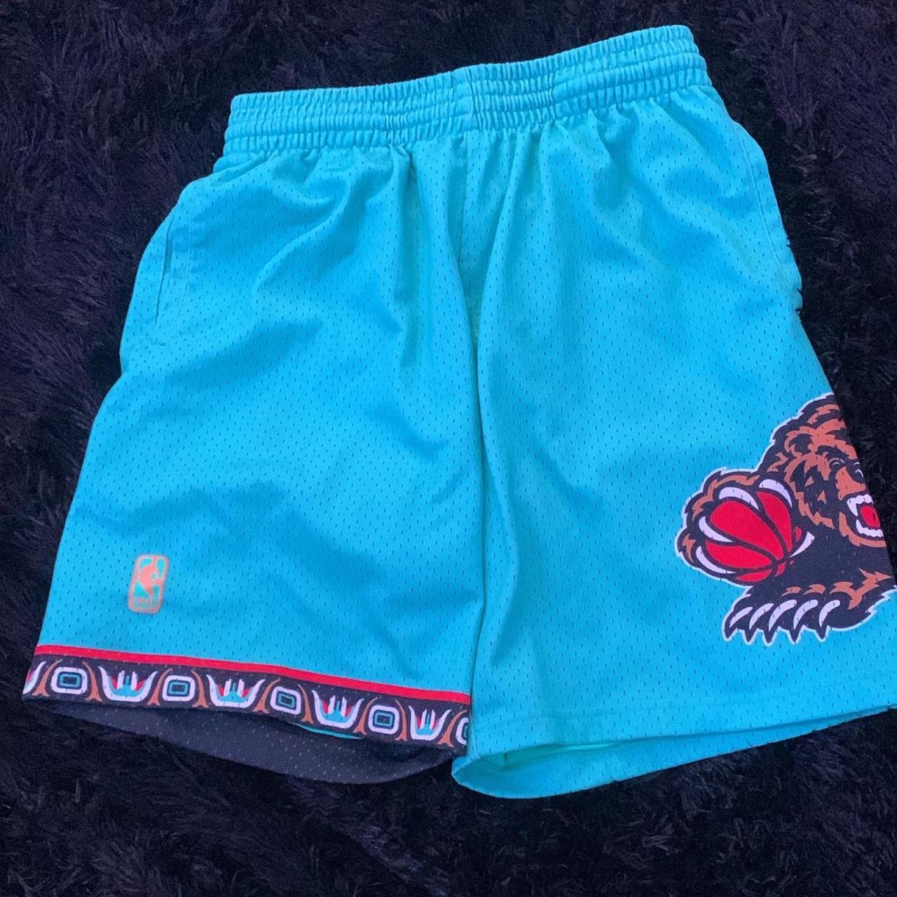 mitchell and ness vancouver grizzlies shorts