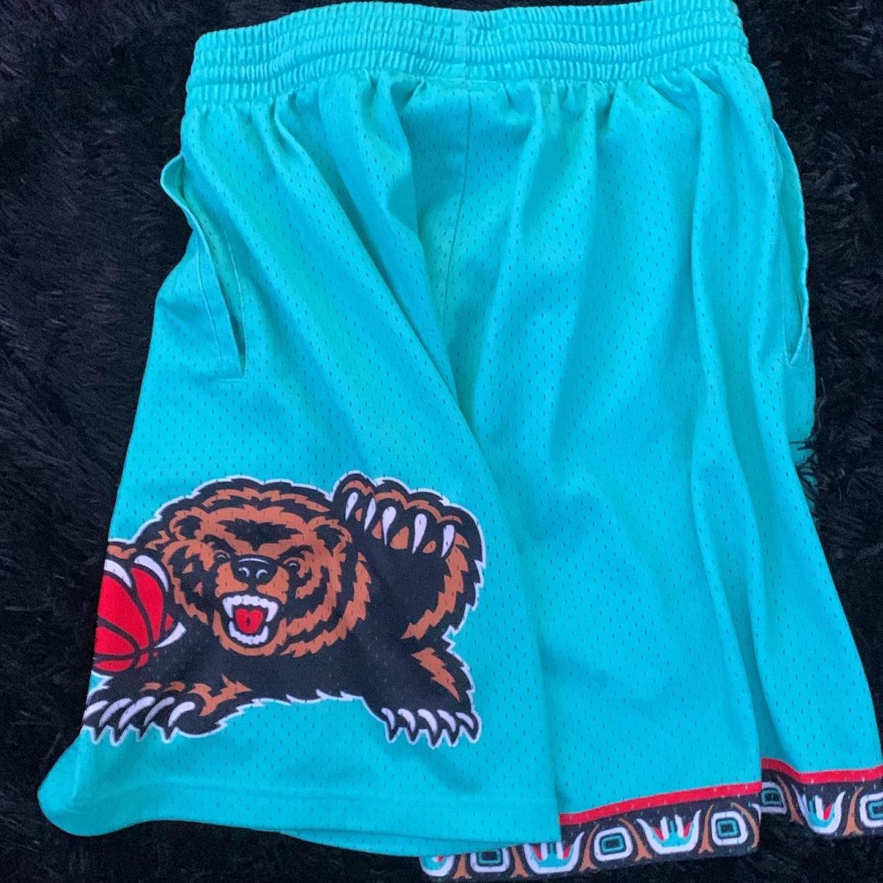 Mitchell and Ness Vancouver Grizzlies Shorts Worn... Depop