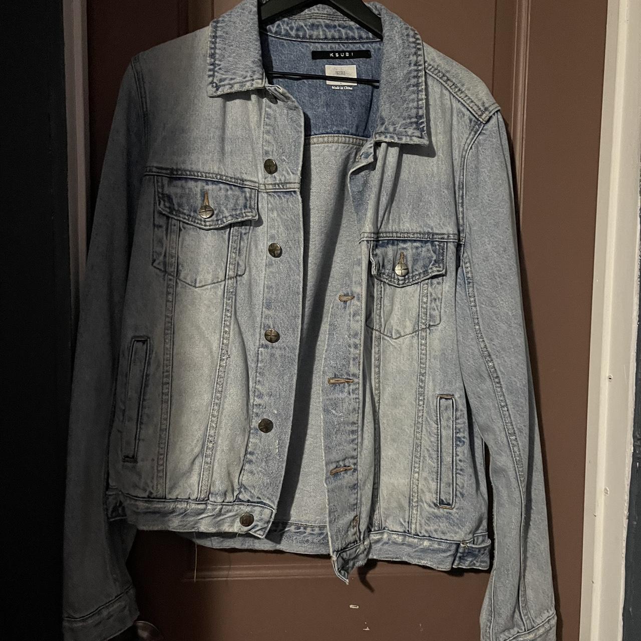 Ksubi Denim Jacket Worn Twice Next Day... - Depop