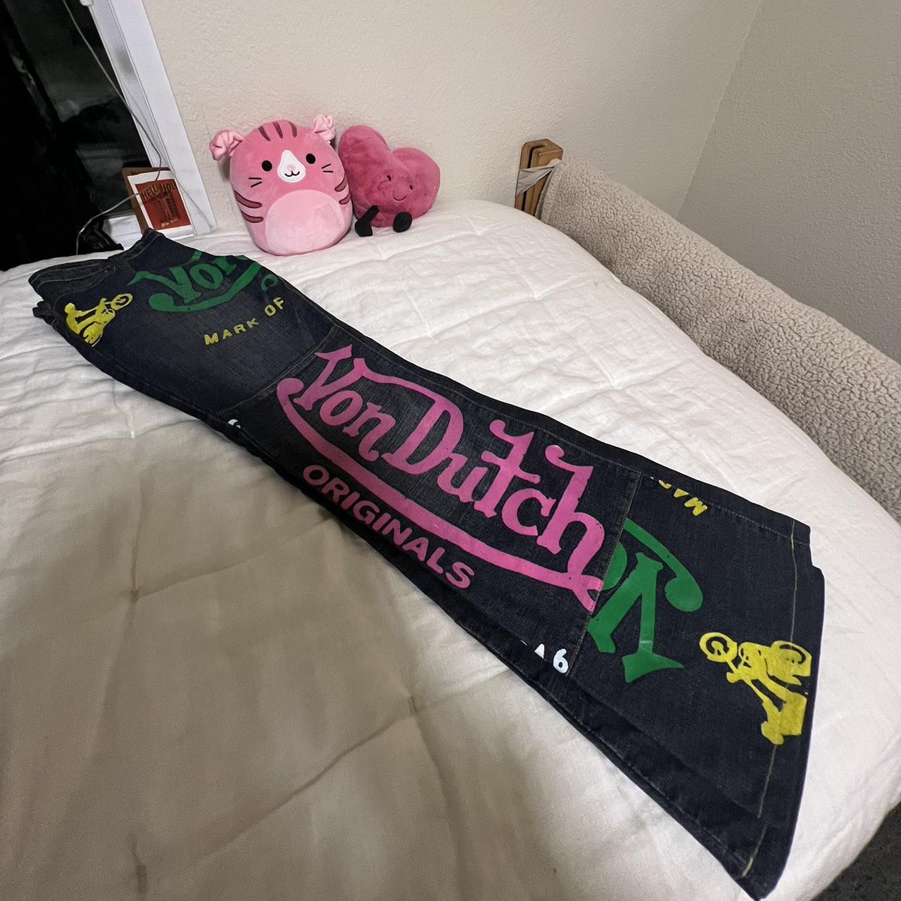 read bio *** authentic von dutch jeans super... Depop