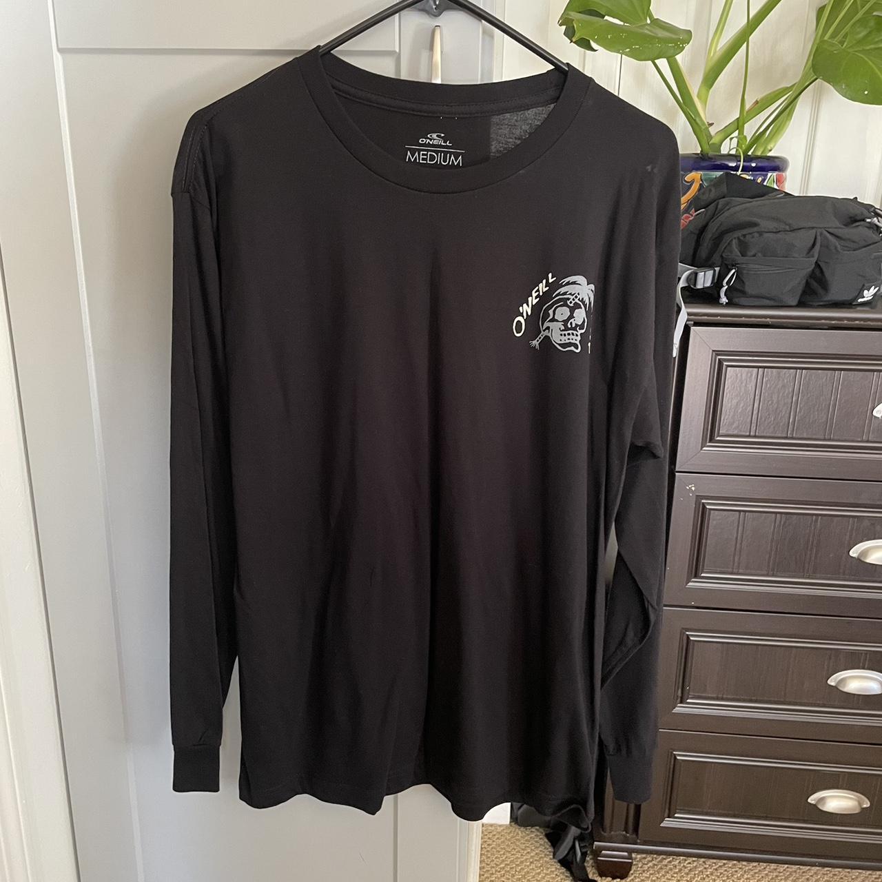 O’Neill Long Sleeve Shirt Men’s Size Medium Black... - Depop