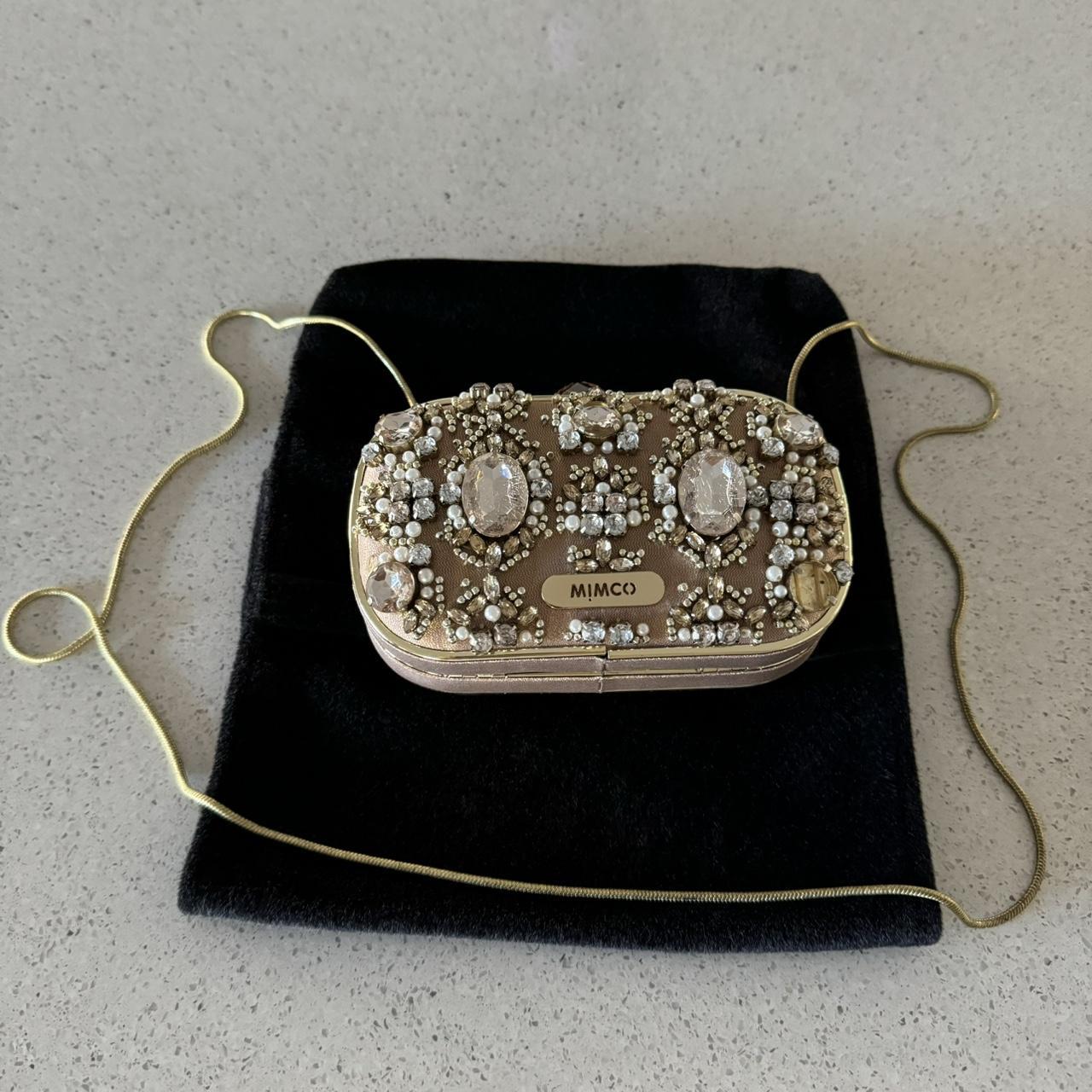 Mimco gold clutch on sale