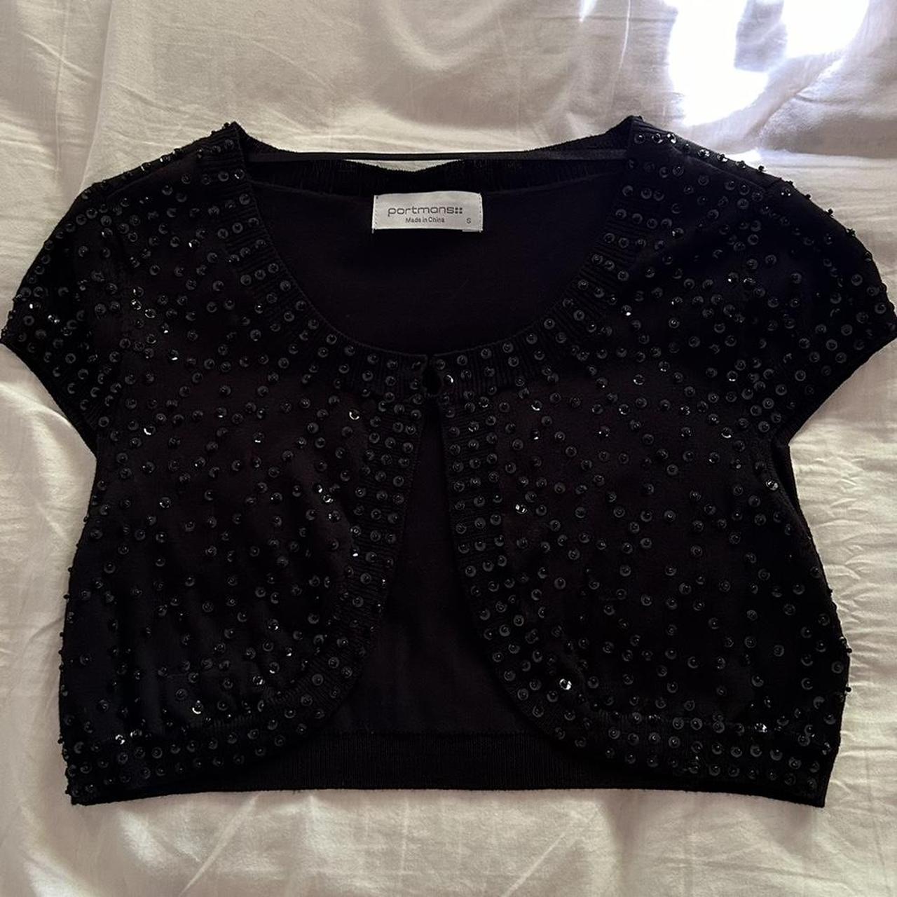 PORTMANS sequenced top! Worn best with an under top... - Depop