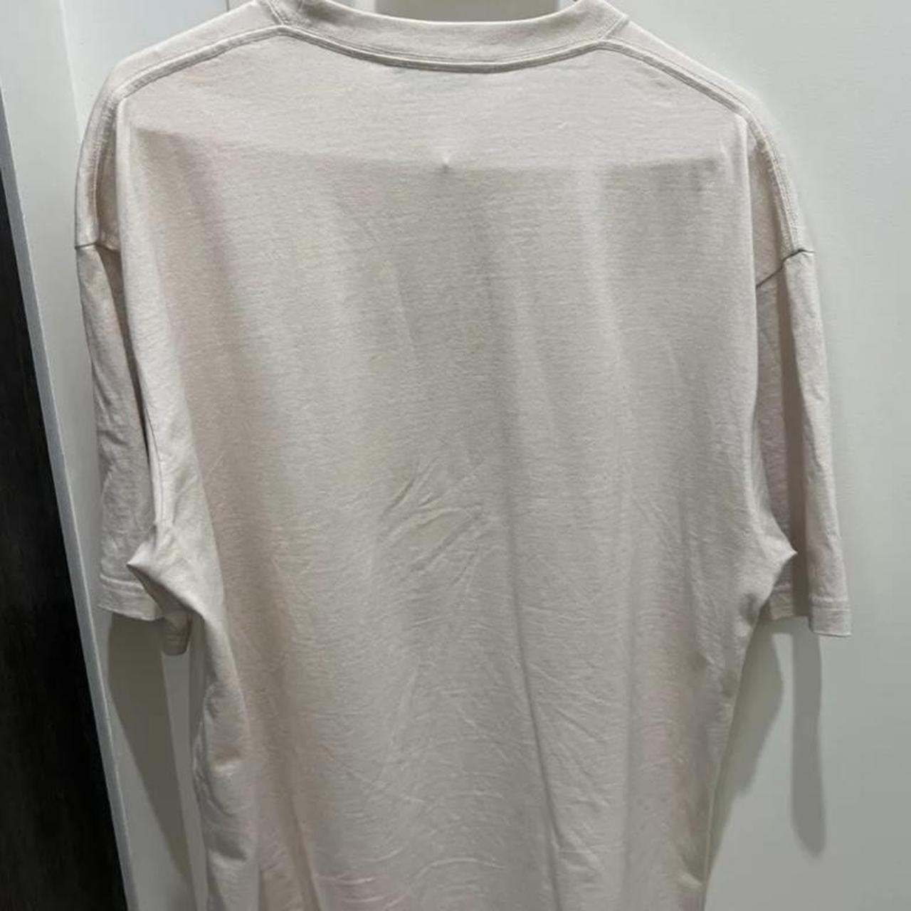 Balenciaga Logo T-Shirt Large Mens Off White... - Depop
