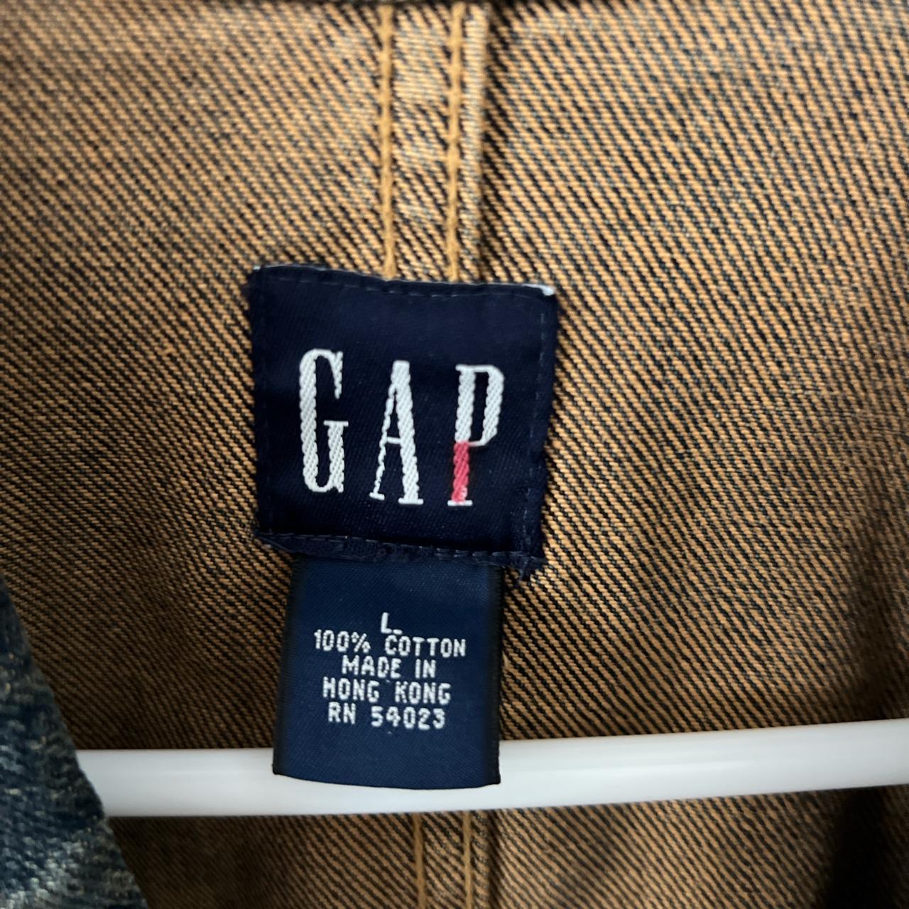Gap Women's Navy and Blue Jacket Depop