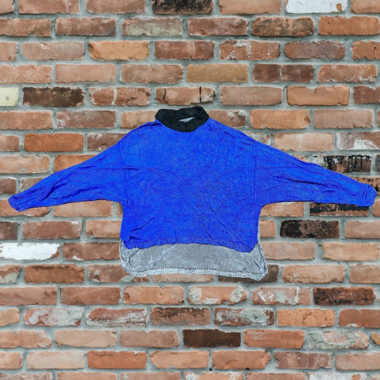 men-s-blue-and-grey-jumper-depop