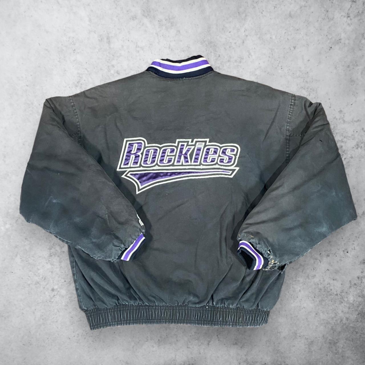 Vintage Colorado Rockies Starter Jersey 1990s Pin - Depop