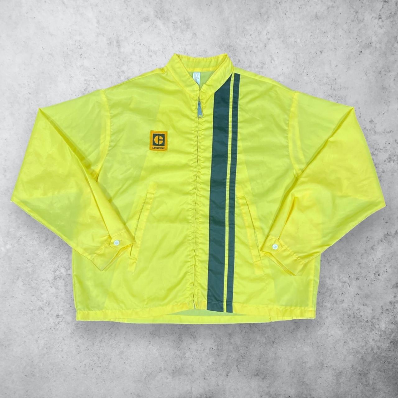 Caterpillar Men's Yellow Jacket Depop