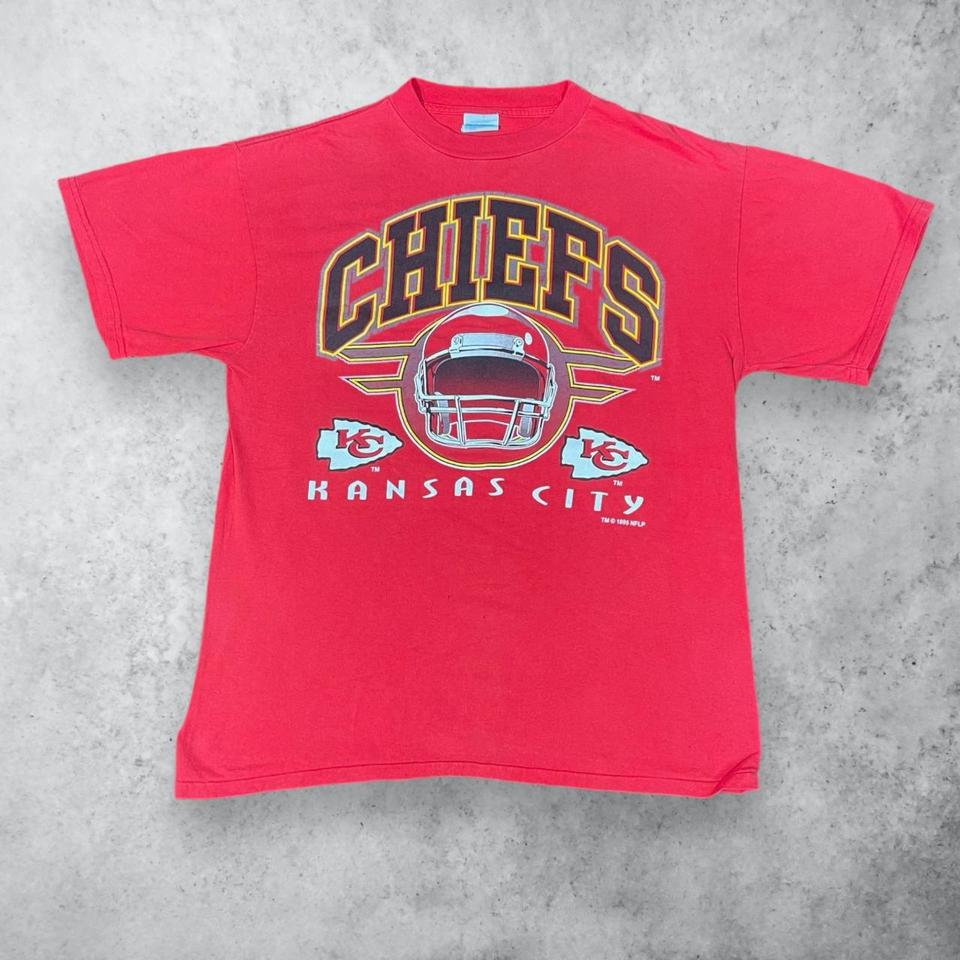 Vintage NFL Kansas City Chiefs Button up Shirt This - Depop