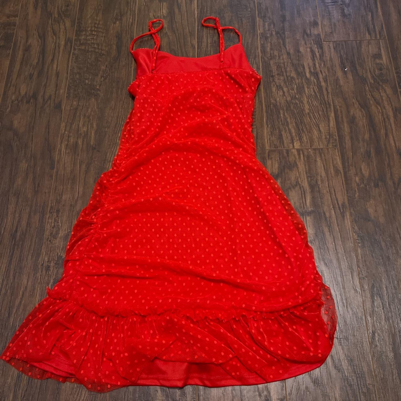 Altar'd State Women's Red Dress Depop