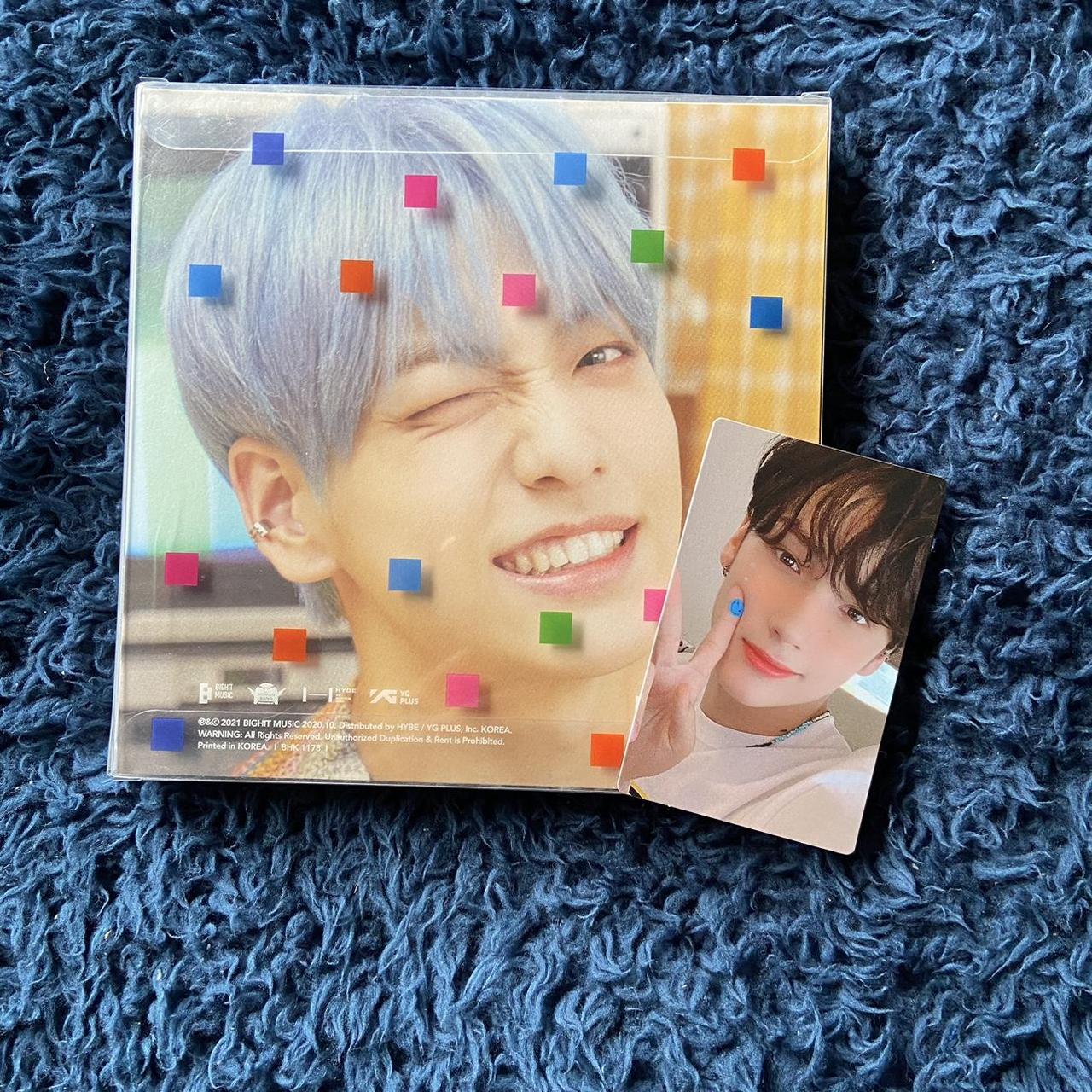 TXT Blue hour R version w/ Soobin postcard and Kai... - Depop