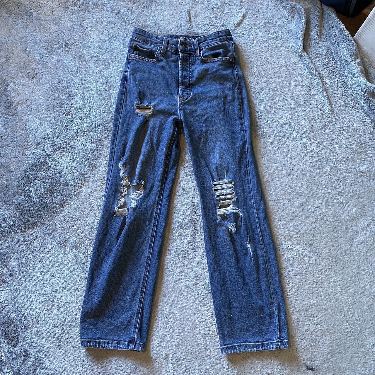 Wild Fable Women's Blue Jeans | Depop